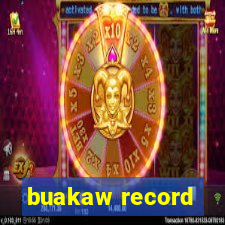 buakaw record